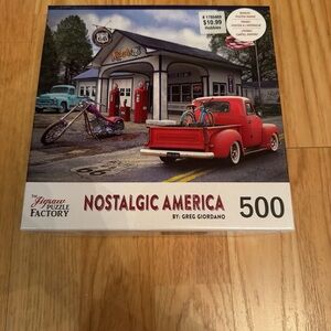 Nostalgic America 500-Piece Puzzle